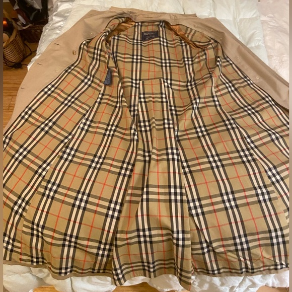VTG BURBERRYS Trench Coat with Wool Liner - Picture 14 of 16